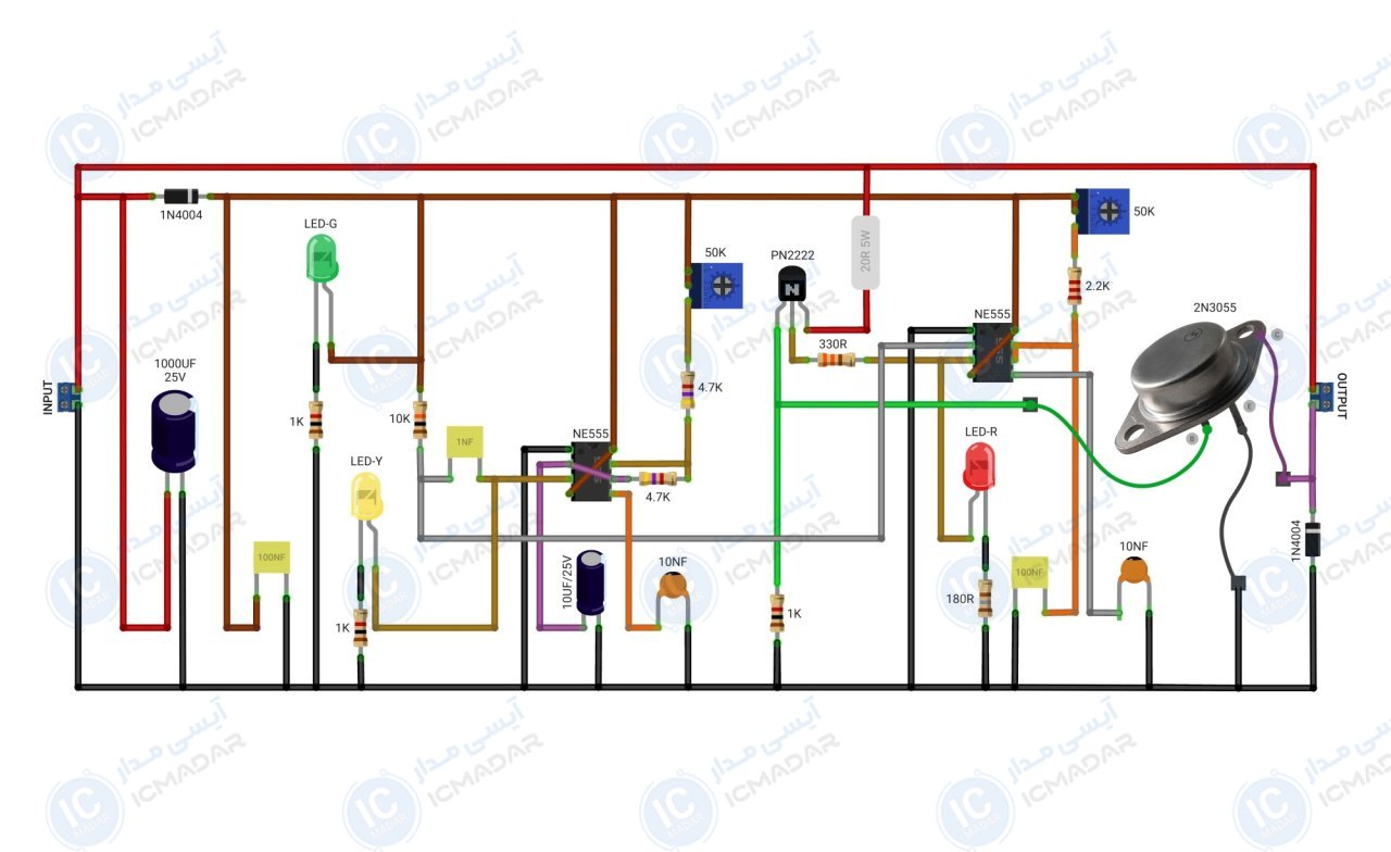 مدار حصار الکتریکی 20 کیلو ولت