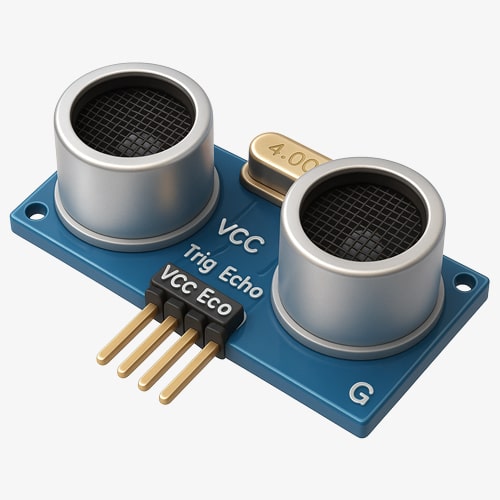 سنسور فاصله التراسونیک HC-SR04 — پادکست