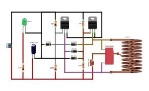 آموزش ساخت مدار کوره القایی ساده