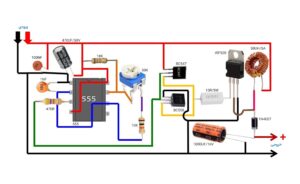 آموزش ساخت مدار افزاینده ولتاژ 6 به 24 ولت با آیسی NE555